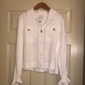 Fabulous linen jacket with two pockets